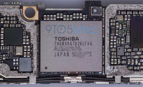 ▲最新曝光的iPhone 6S谍照,显示其存储芯片还是16GB容量起