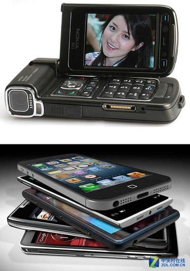 从造型各异到一块玻璃 iPhone扼杀手机设计创意
