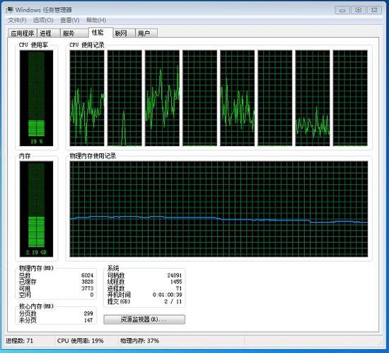 病毒查杀物理内存占用