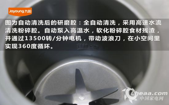 自动清洗过后的研磨腔