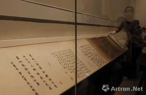 《游春图》布展现场