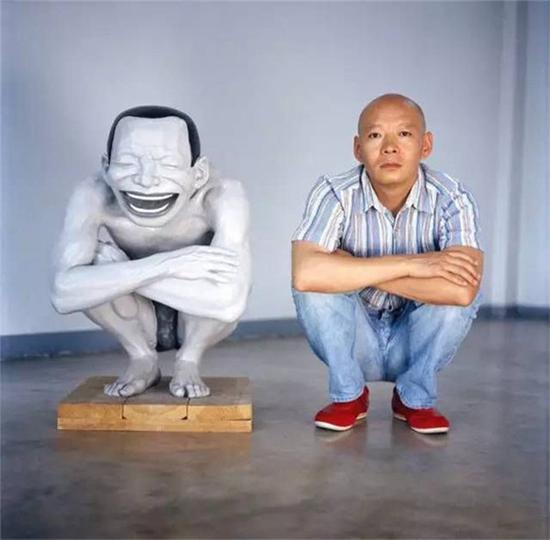 岳敏君:嘲笑世界的艺术(系列:北京肖像),2007