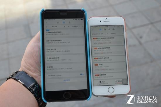高德地图与百度地图公交线路搜索