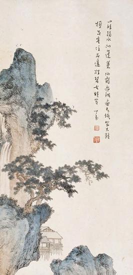溥心畬-《蓬莱仙境图》