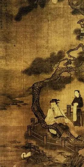 马远 《王羲之玩鹅图》