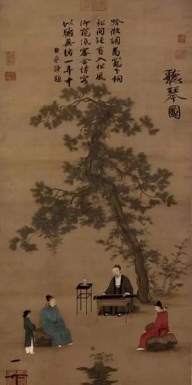 赵佶 《听琴图》