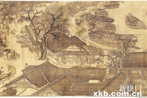 ■清明上河图人物动态变化丰富,错落自然,极具临场性。