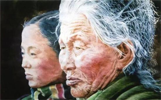 你能想象这是一直巧笑倩兮的玉女周慧敏的画作吗?