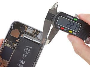 iPhone 6边框厚度测量;iPhone 6s边框厚度测量