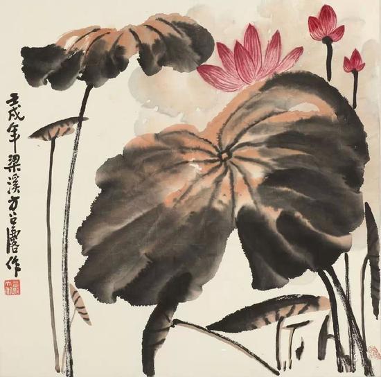 《秋艳图》