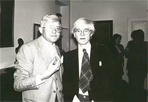 左为Andy Warhol,右为Henry Geldzahler