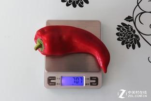 一天前后尖椒重量变化