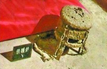 西汉“火锅”铁暖炉 满城汉墓中山靖王刘胜墓出土