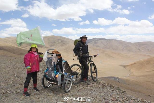 80后爸爸带4岁女儿骑行761天环游中国