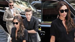 小贝带儿子布鲁克林看V妈秀