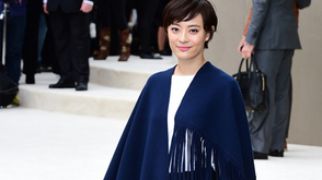 孙俪Burberry披肩看秀