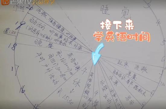 ·刘璇给雄赳赳制定的日程表