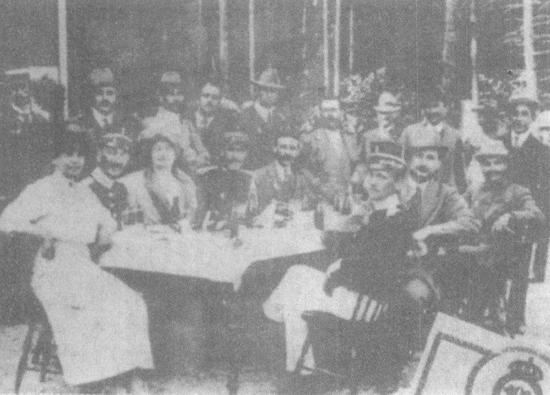 ▲1912年斯德哥尔摩的奥运餐桌