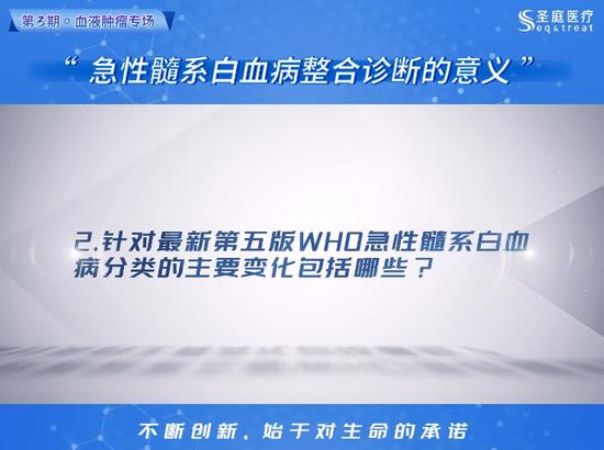 圣庭医疗首席医学专家夏成青主任：整合诊断在急性髓系白血病的应用具有重大意义