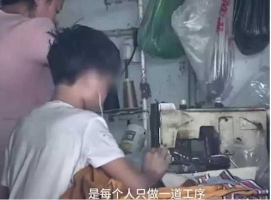 网曝江苏服装厂童工黑链:不到年底不给工资