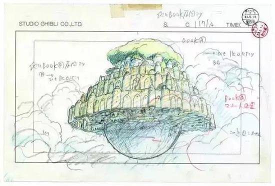 宫崎骏手稿