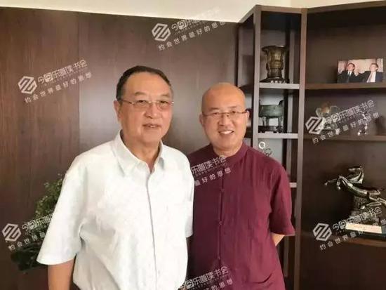 图注:柳传志与何伊凡