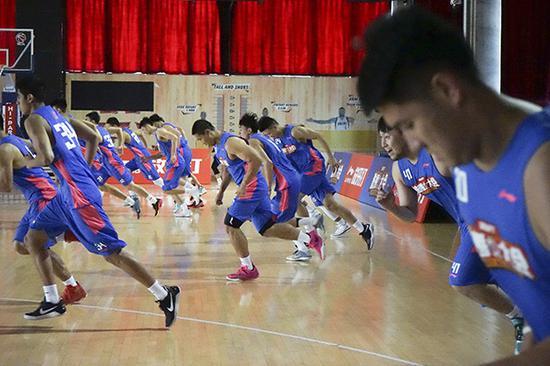 CBA选秀训练营。视觉中国 图