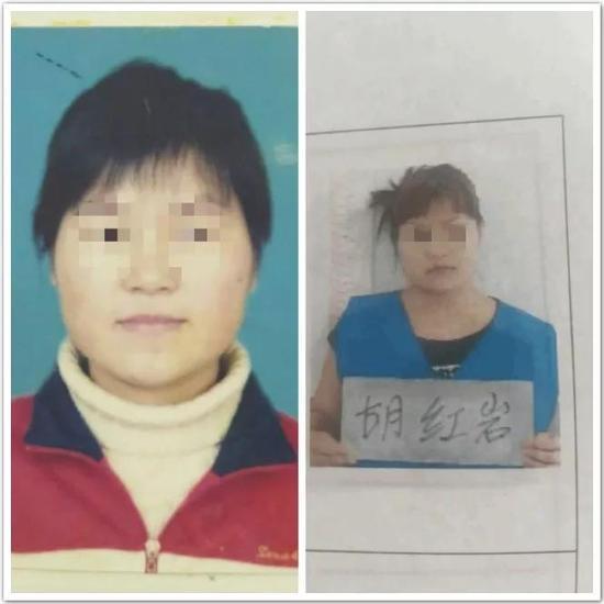 左为真胡红岩,右为假胡红岩。
