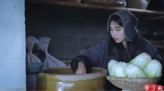 李子柒视频截图