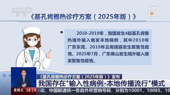 新版诊疗方案发布 关于基孔肯雅热专家研判