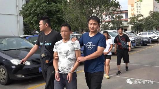 昆明铁路警方控制跨国拐卖团伙一名涉案人员。 警方供图
