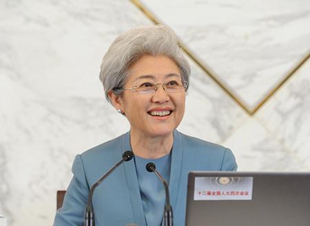 大会发言人 傅莹