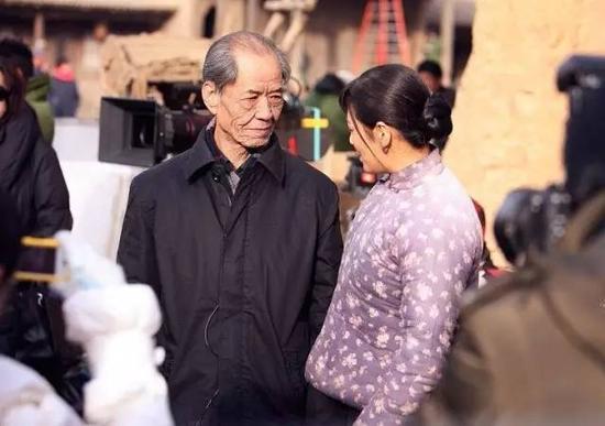 陈忠实探班《白鹿原》剧组