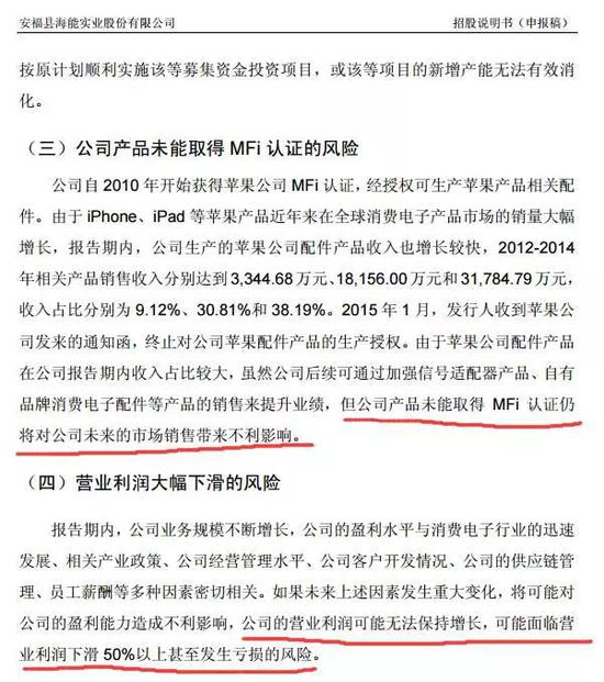 海能实业招股书