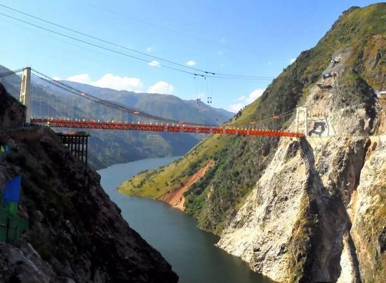 中缅油气管道澜沧江跨越工程,钢结构总重达2401.5吨