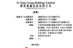 燁星集團赴港IPO︰淨利增長停滯 易受成本波動影響