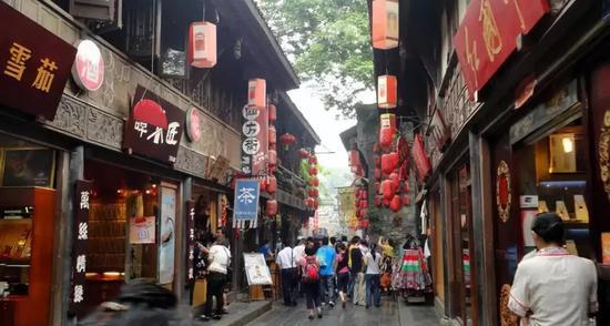 成都锦里。/ 成都旅游政务网