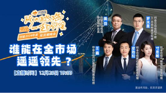 创金合信基金2024策略会全市场创金专场举行 罗水星：先债后股 逐步关注权益的投资机会