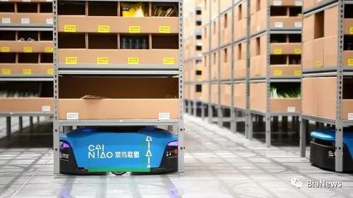 菜鸟位于广东惠阳的中国最大智能机器人仓库