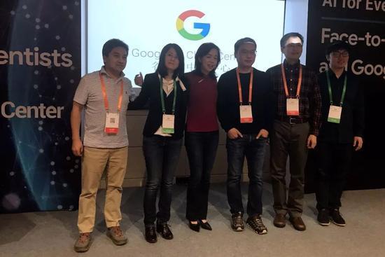 谷歌AI中国中心团队。图/AI财经社 严冬雪