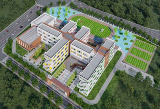 △ 西红门镇新建小学效果图