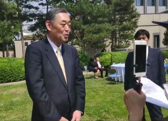 日本驻华大使横井裕:喜欢读中国古籍、看中国电影