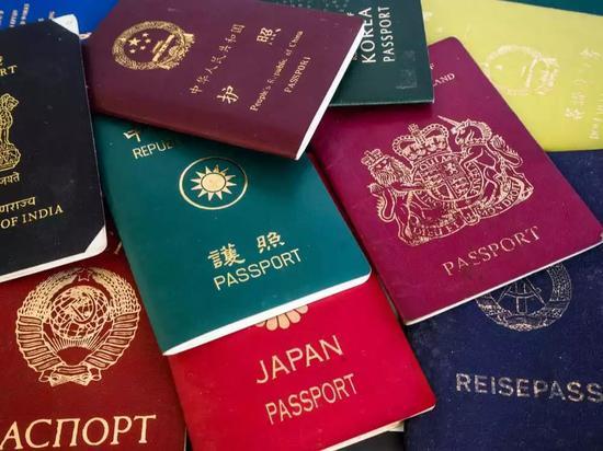 部分国家护照