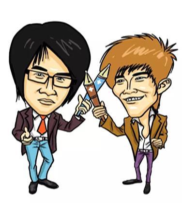 ▲韩寒和郭敬明(图片来源:东方IC)
