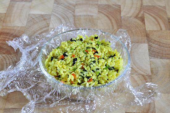 #剩食美食家# <wbr>五色金枪鱼饭团:用剩米饭做有内涵的便当!