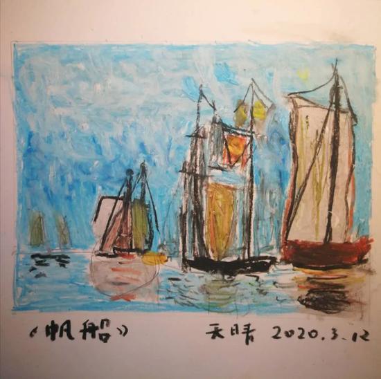 北师大校友-单子津五岁孩子作品