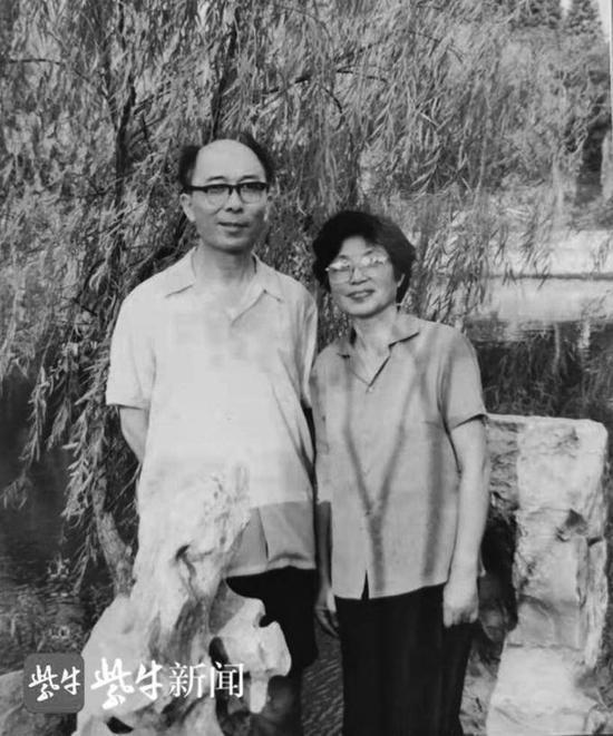 沙鲁生(左)和李慧珑