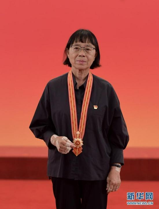 这是“七一勋章”获得者张桂梅(6月29日摄)。新华社记者 谢环驰 摄