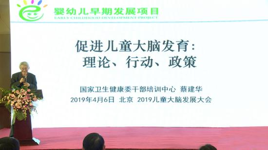 蔡建华:促进儿童大脑发育:理论、行动、政策