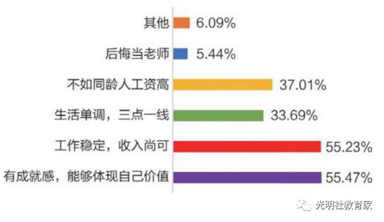 图九:入职后“90后”教师对教师职业的看法